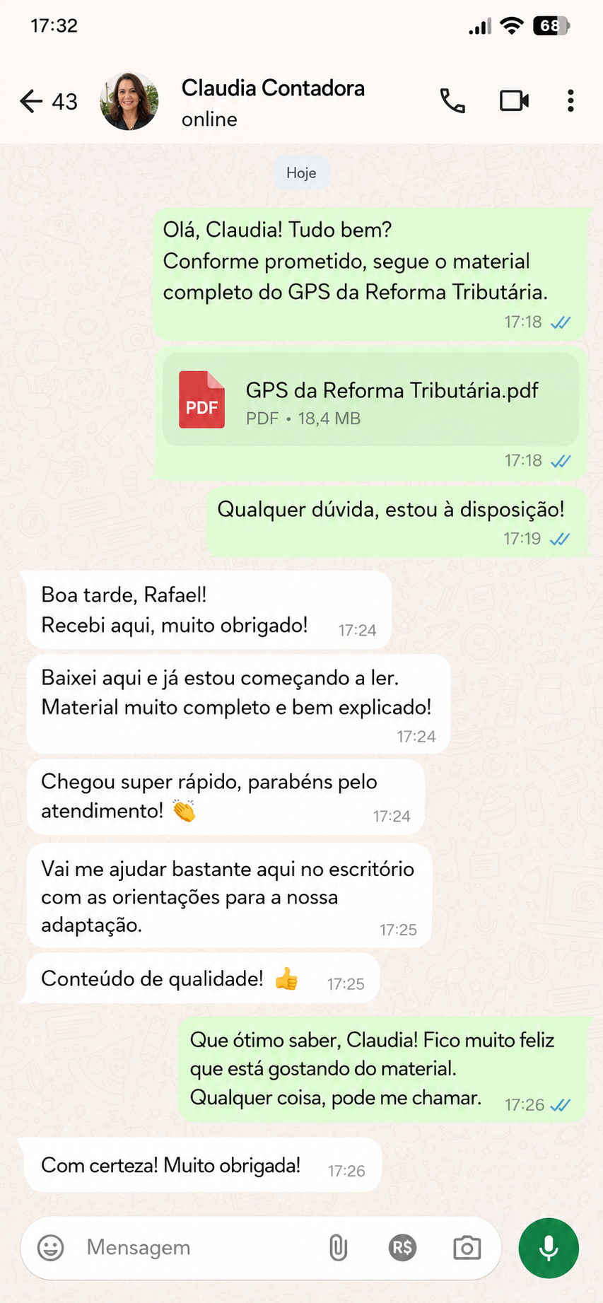 Depoimento de Cliente 3