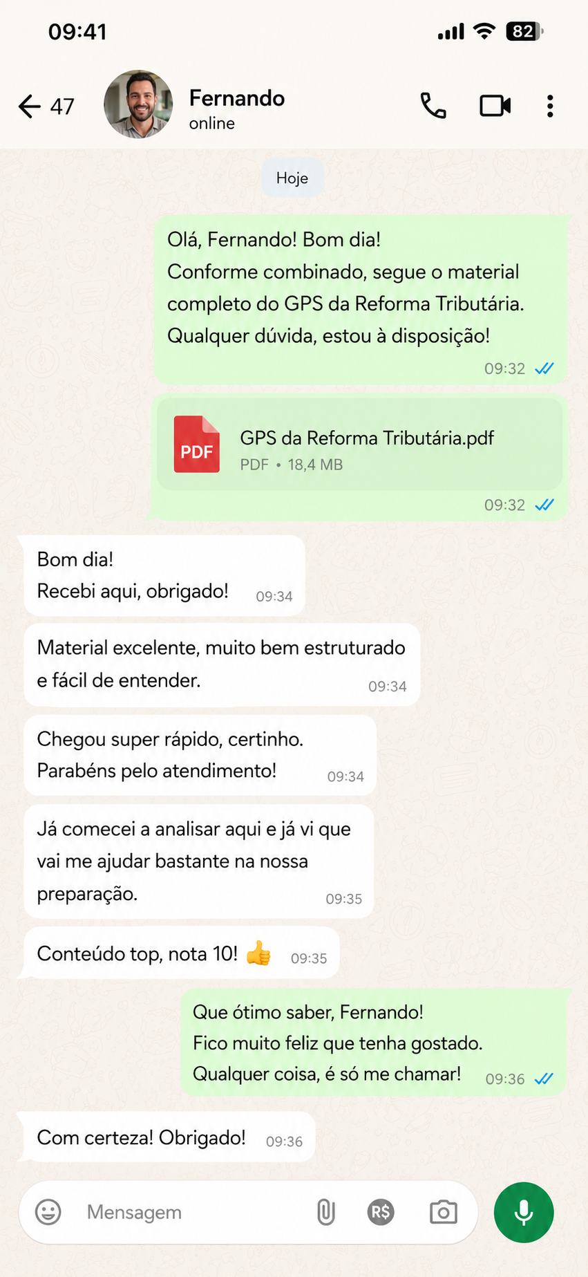Depoimento de Cliente 2