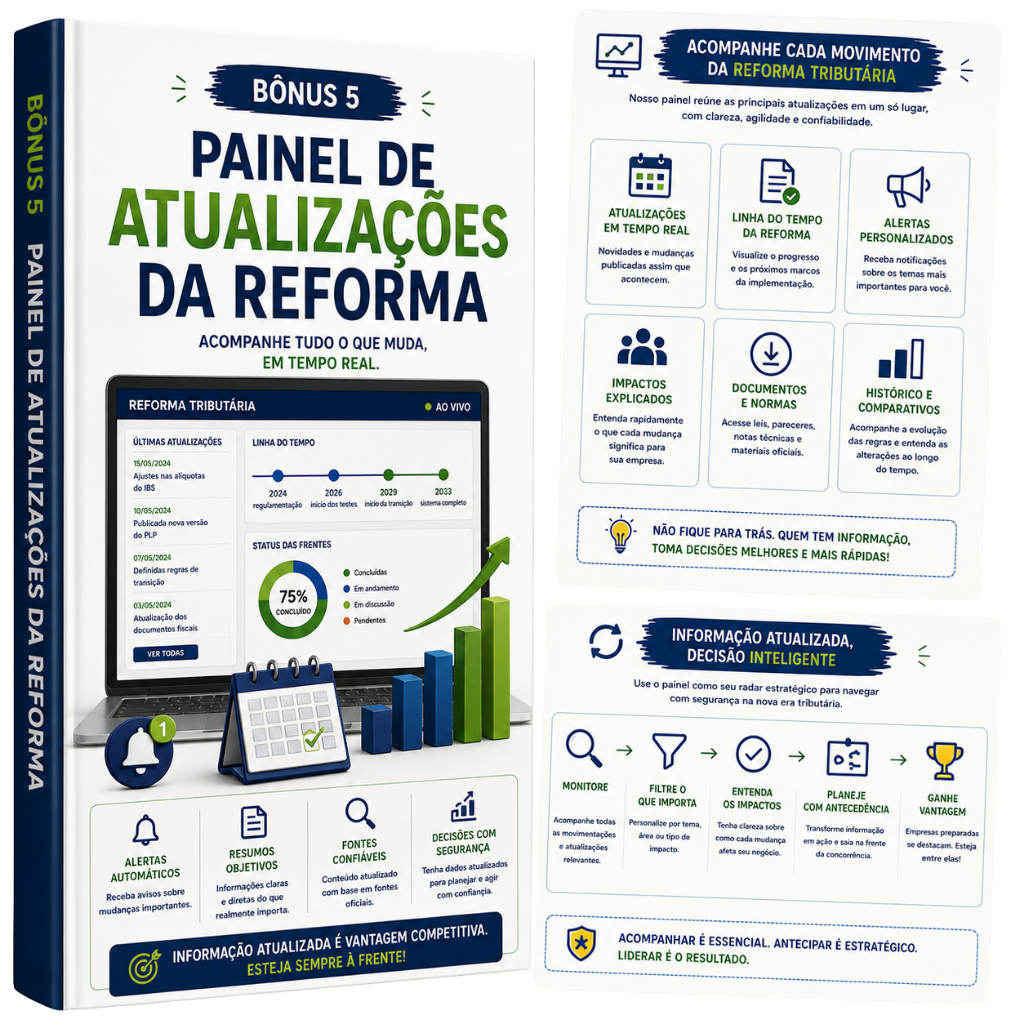 BÔNUS 5 — Painel de Atualizações da Reforma